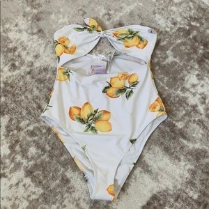 Lemon bathing suit